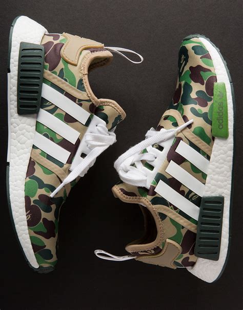 adidas nmd bape olive camo.